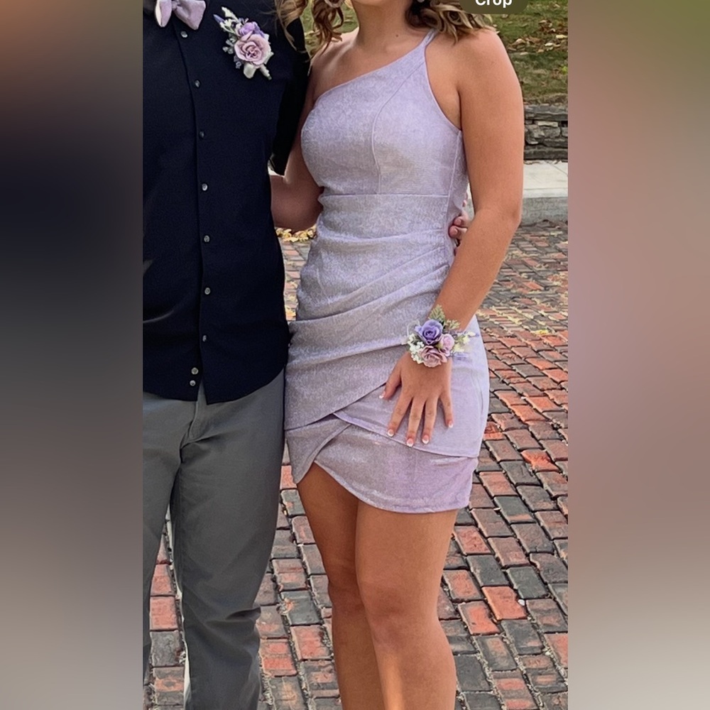 Crystal Doll Lavender Mini Dress